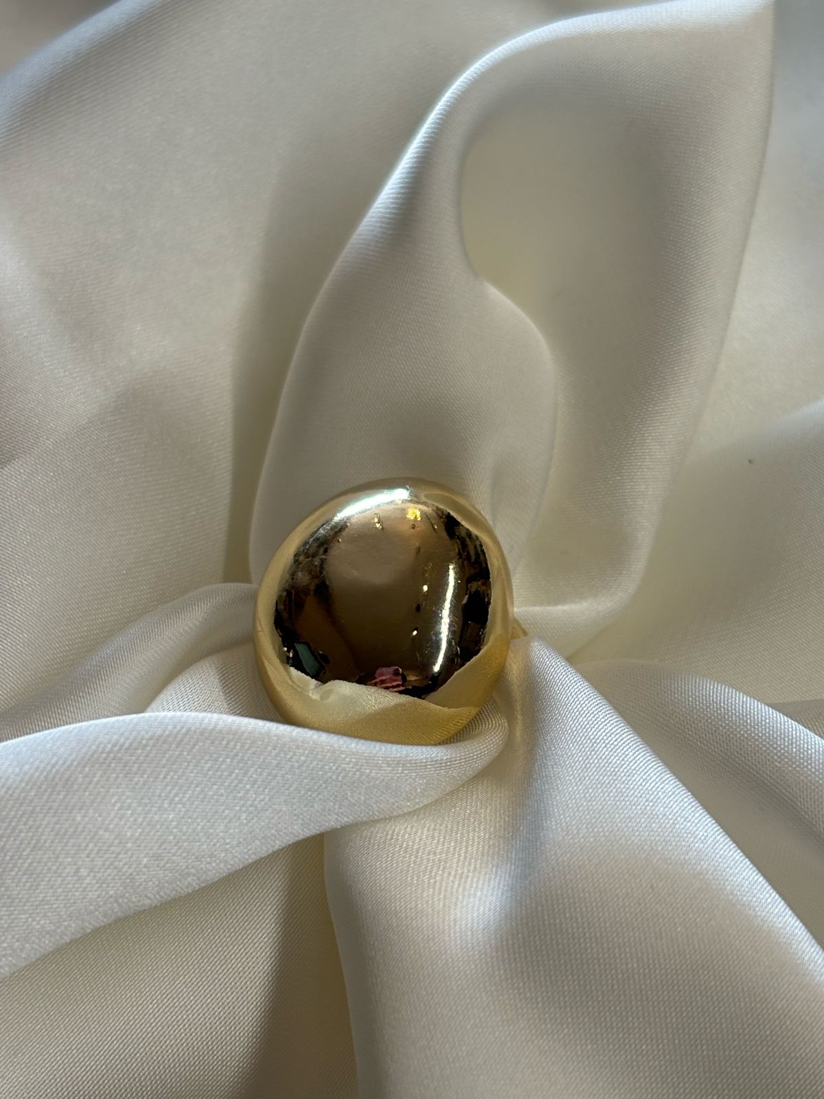 Anillo abierto ovalado de Metal con textura Irregular Vintage para mujer, joyería de dedo exagerada con personalidad europea americana