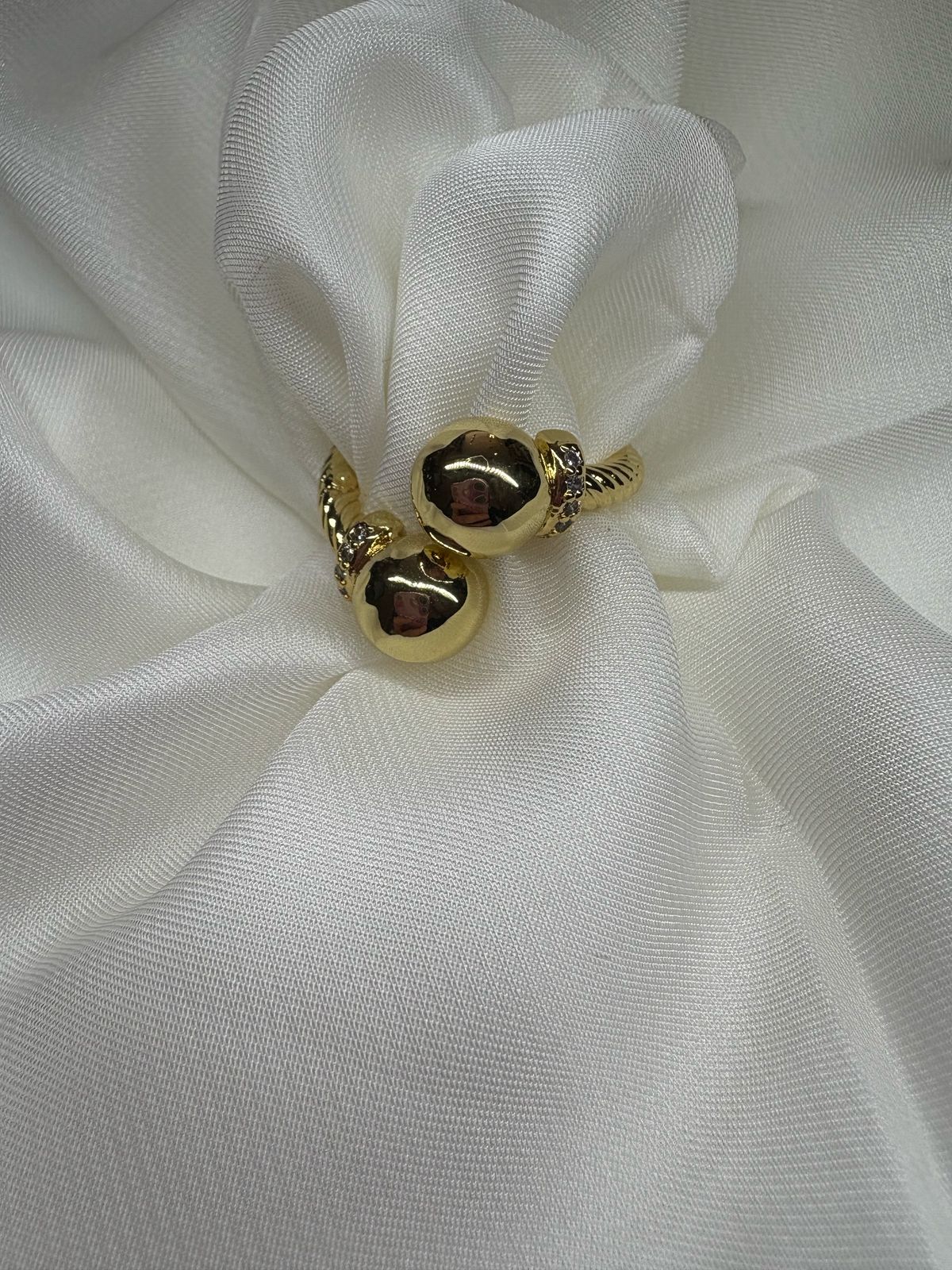 Nuevo anillo con apertura ajustable, moda para mujer, diseño personalizado, bola de sensación